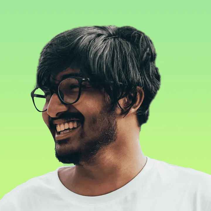 Rithunath laughing